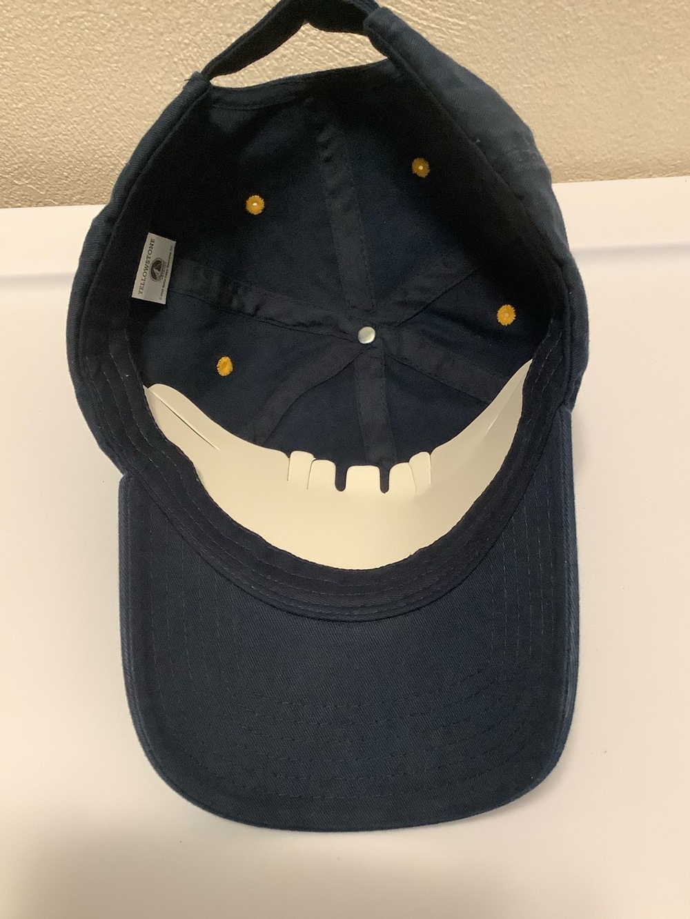 Yellowstone Dutton Ranch Navy & Gold Baseball Cap Adjustable - Picture 4 of 10